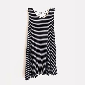 Striped Swing Tank Dress